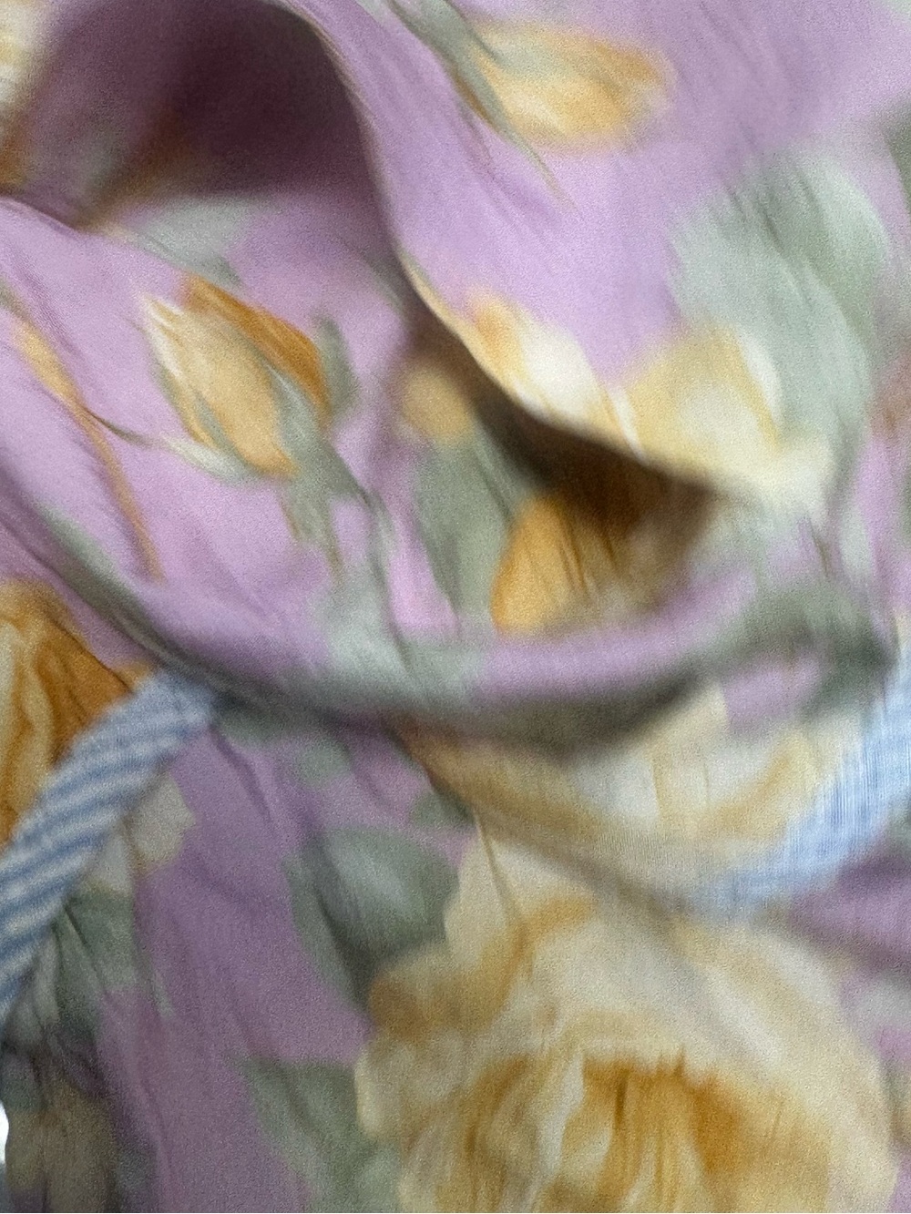 Oddi Los Angeles | Floral Smocked Cotton Maxi Dress Cottagecore Puff Sleeve 2XL - Picture 6 of 7